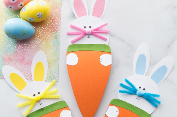 DIY bunny easter cards